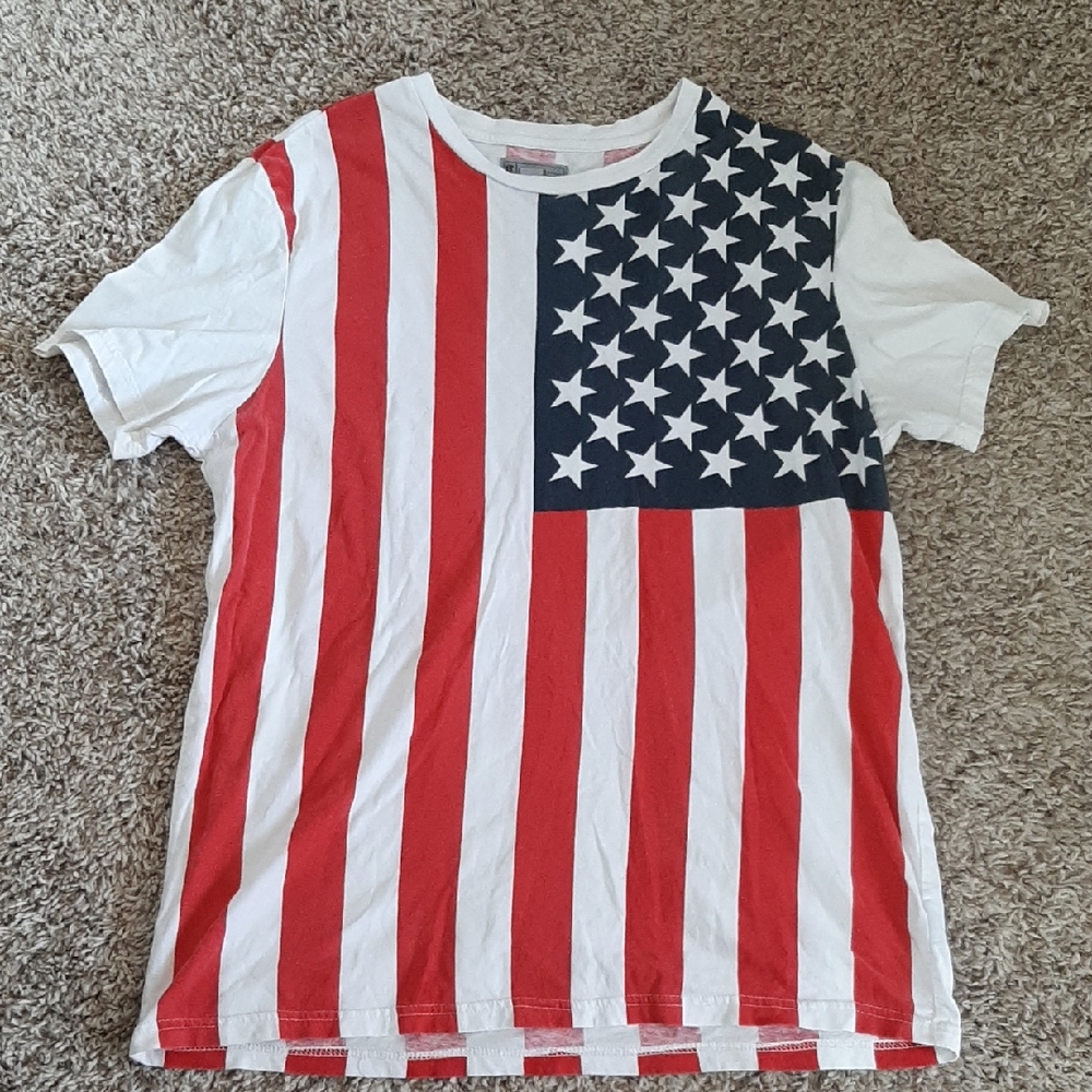 Patriotic Stars and Stripes Men's T-Shirt